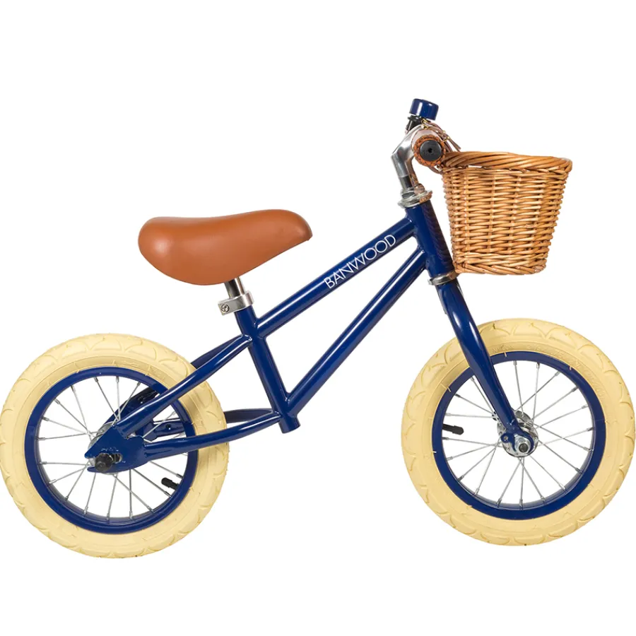 New Banwood Laufrad Balance Bike 'First Go' Navy Blue