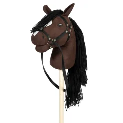 Clearance by Astrup Hobby Horse Steckenpferd mit geu00f6ffnetem Maul Brown