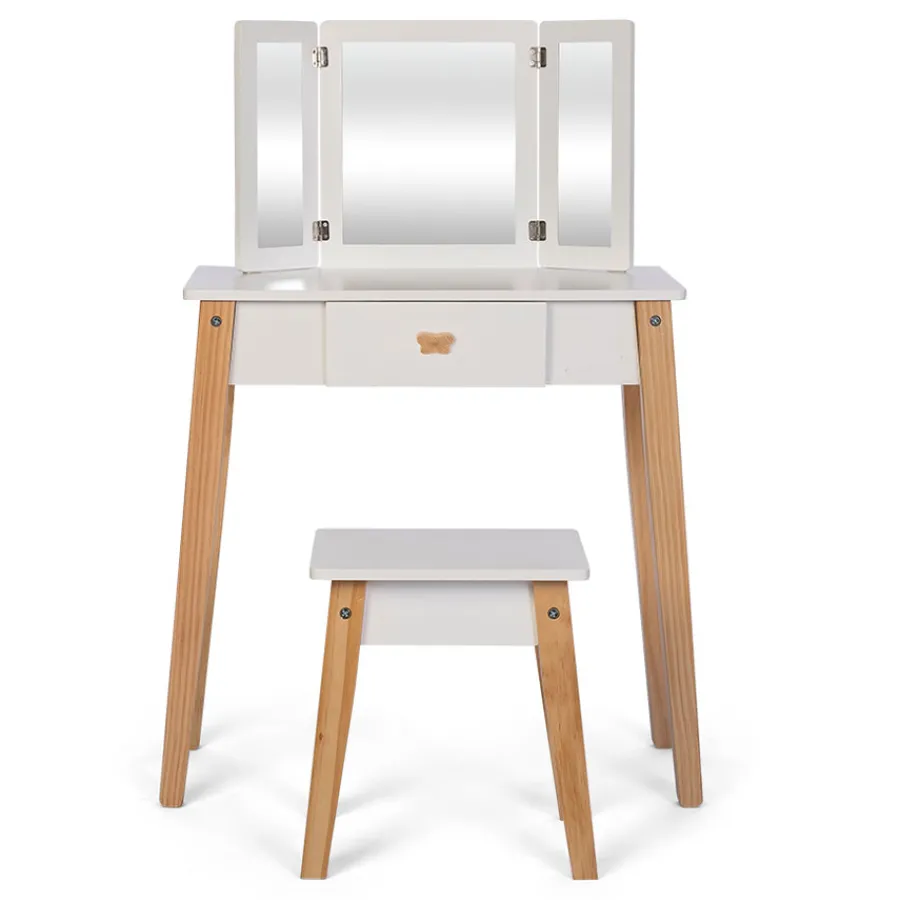 Outlet by Astrup Schminktisch mit Spiegel und Hocker
