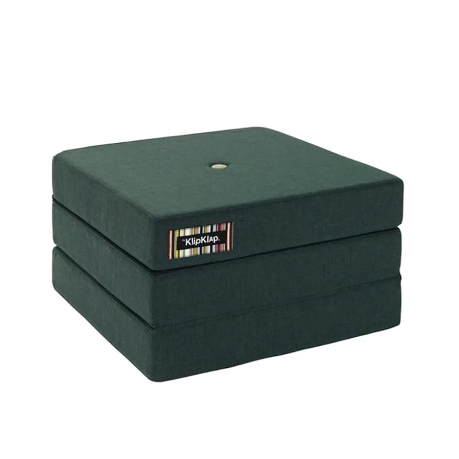 Discount by KlipKlap KK 3 fold Matratze single Deep Green/Light Green
