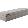 New by KlipKlap KK 3 fold Matratze 180 cm Multi Grey/Grey