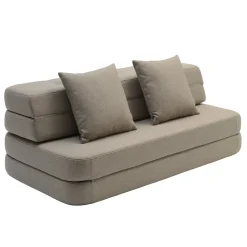 Discount by KlipKlap KK 3 fold Sofa XL soft (140 cm) Sand