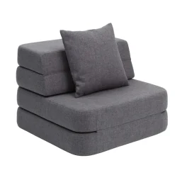 Hot by KlipKlap KK 3 Fold Sofa Single Soft Blue grey