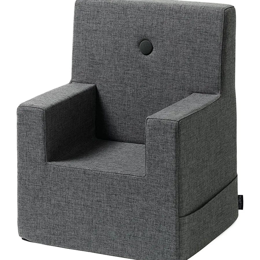 Clearance by KlipKlap KK Kids Chair Sessel XL Blue Grey/Grey