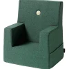Clearance by KlipKlap KK Kids Chair Sessel Deep Green/Light Green