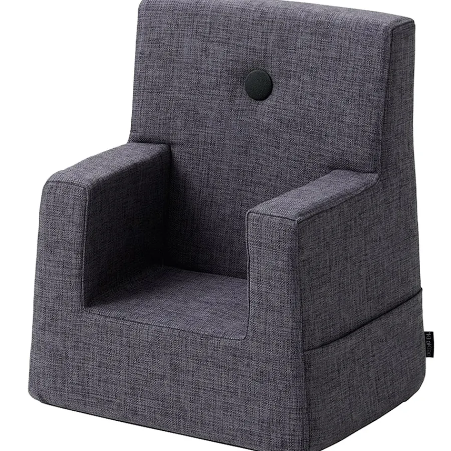 Outlet by KlipKlap KK Kids Chair Sessel Blue Grey/Grey