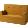 Online by KlipKlap KK Kids Sofa Mustard/Mustard