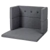 Hot by KlipKlap KK Play Fold Square Blue Grey/Grey