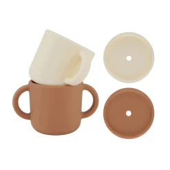 Best by Lille Vilde Henkeltasse Terra & Cream 2er-Set