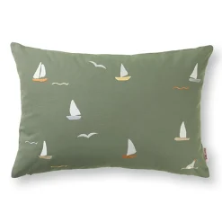 New Dear April Cinna Besticktes Kissen Sailboats