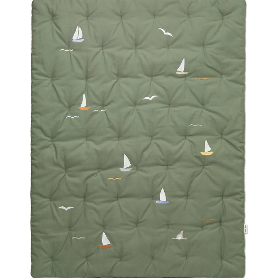 New Dear April Meri Bestickte Spielmatte Sailboats