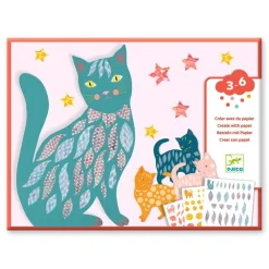 Hot Djeco Basteln 3-6: Katzen