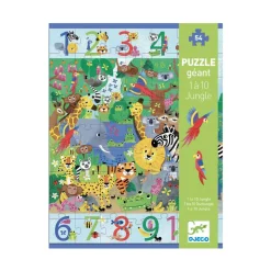 Online Djeco Bodenpuzzle 1 bis 10 Dschungel 54 Teile