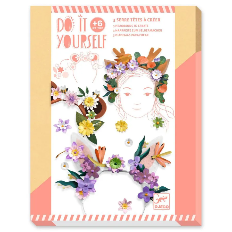 Outlet Djeco DIY Haarreif Flower Friends