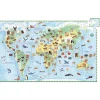 Outlet Djeco Entdeckerpuzzle Planet mit Tieren