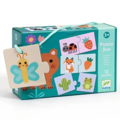 Outlet Djeco Lernspiel Puzzle duo Farben