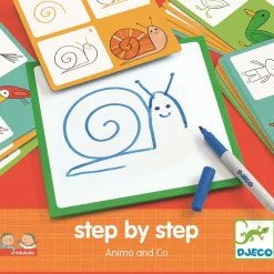 Hot Djeco Lernspiel Step by step Tiere