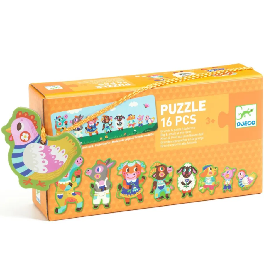 Hot Djeco Lernspiele: Puzzle Klein & Grou00df