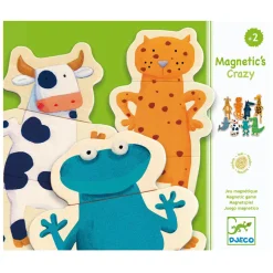 Hot Djeco Magnetspiel Verru00fcckte Tierwelt
