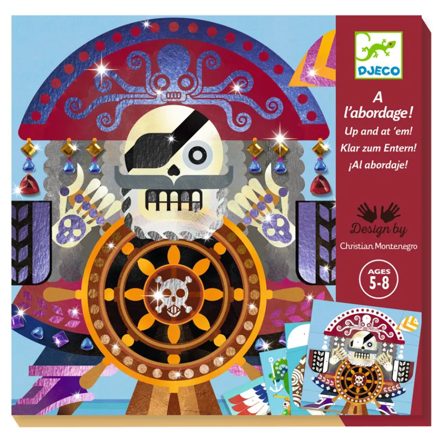New Djeco Metallfolie Klar zum Entern!