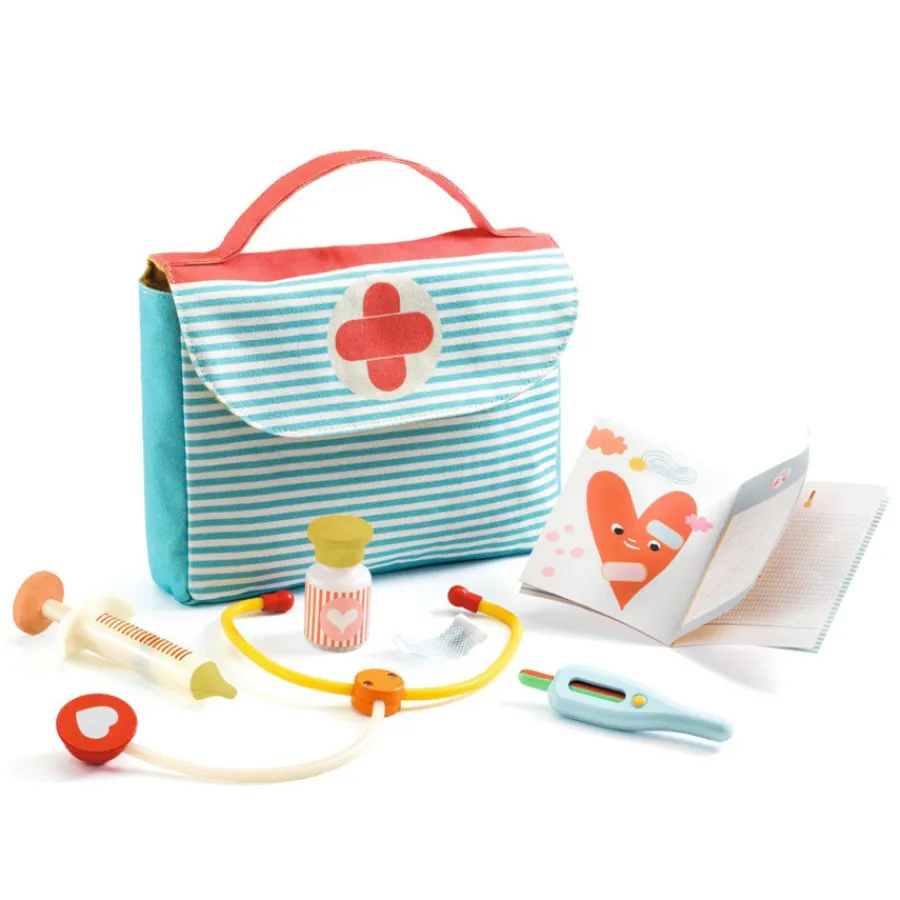 Clearance Djeco Puppen-Doktorset