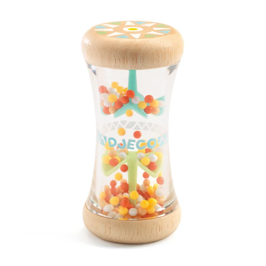 New Djeco Rassel Baby White BabyPlui