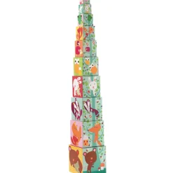 Hot Djeco Stapelturm Tiere des Waldes