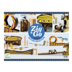 Clearance Djeco Zig & Go Aktion-Reaktion-Baukasten 45-teilig