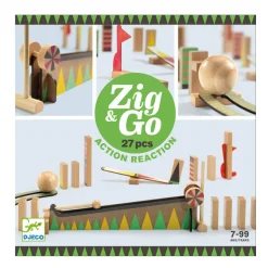 Hot Djeco Zig & Go Aktion-Reaktion-Baukasten 27-teilig