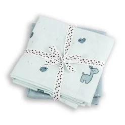 New Done by Deer Mullwindel Wrap Lalee Blau 2er-Set