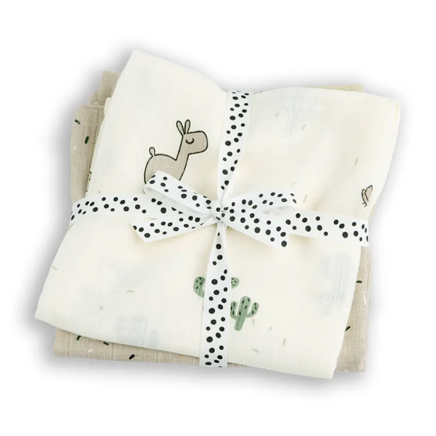 Online Done by Deer Mullwindel Wrap Lalee Sand 2er-Set