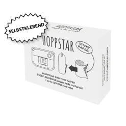 Hot Hoppstar Papierrollen selbstklebend Nachfu00fcllpack fu00fcr Kinderkamera Artist 3er-Set