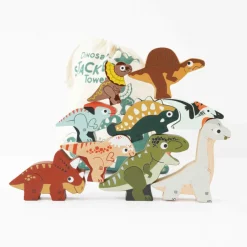 Best Le Toy Van Stapelspiel Dinosaurier inkl. Beutel 9-teilig