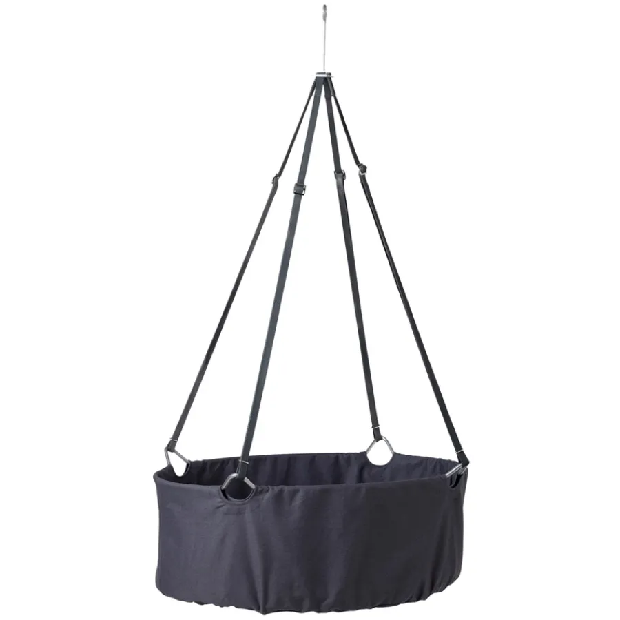 Best Leander Classic Wiege mit Matratze Grau
