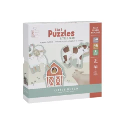 New Little Dutch 6 in 1 Puzzle-Set Little Farm