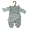 Hot Little Dutch Baby-Puppenkleidung in Fresh Green Check