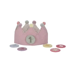 Clearance Little Dutch Geburtstagskrone mit Zahlen in Rosa