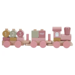 Online Little Dutch Holz-Eisenbahn mit Steckformen Wild Flowers