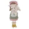 New Little Dutch Kuschelpuppe Farmer Rosa mit Schaf 35cm