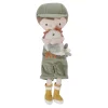 Hot Little Dutch Kuschelpuppe Farmer Jim mit Huhn 35cm