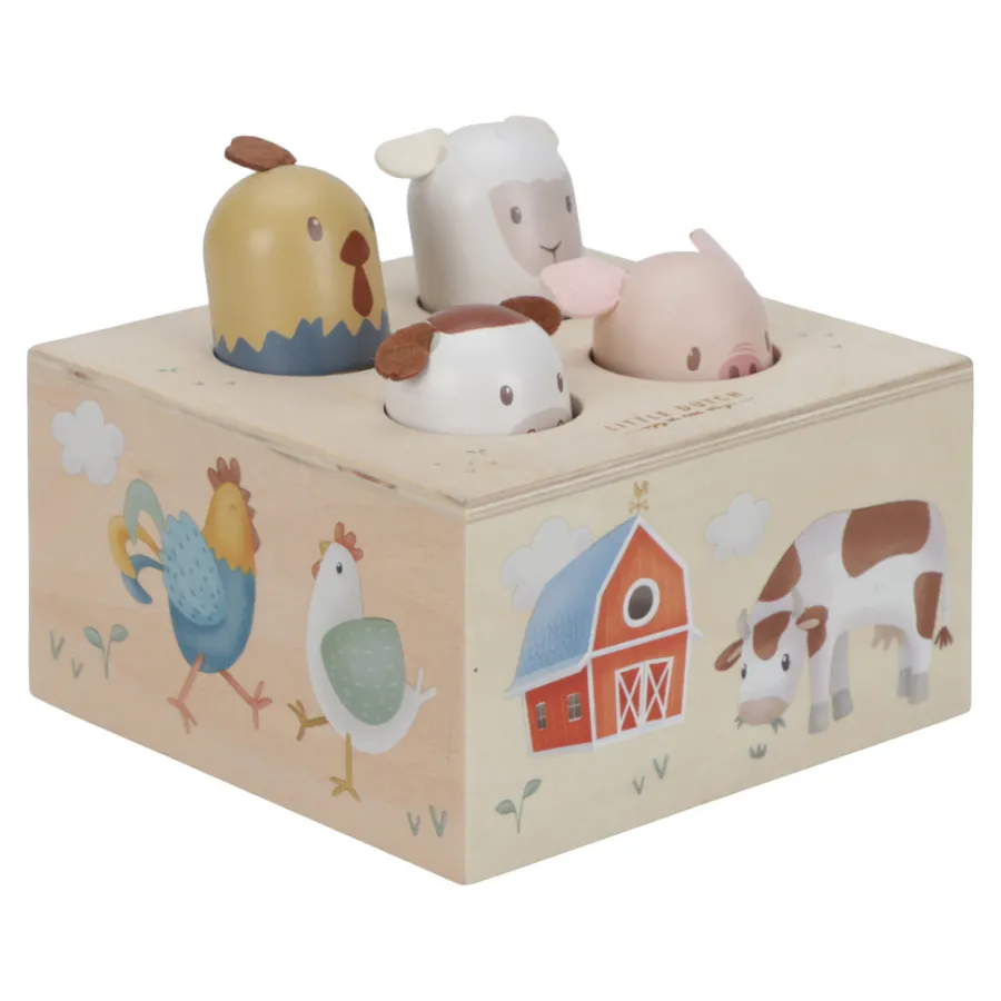 Sale Little Dutch Pop-up-Spielzeug aus Holz Little Farm
