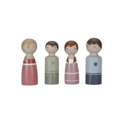 Hot Little Dutch Puppenhaus-Erweiterungsset Familie Rosa