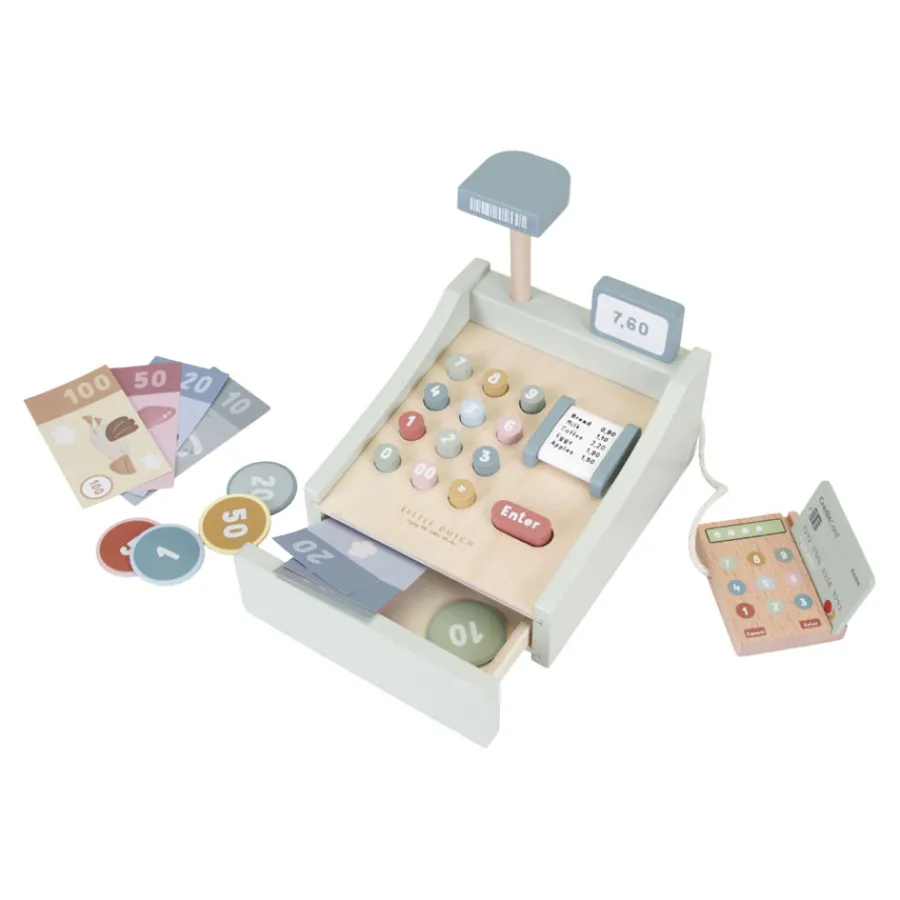 Online Little Dutch Spielkasse mit Scanner Holz