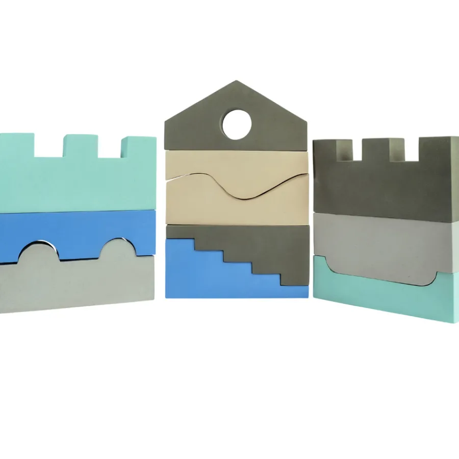 Outlet MOES Bewegungspiel Puzzle Blocks Sky