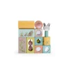 Outlet Moulin Roty Entdecker-Bausteine Trois Lapins 11-teilig