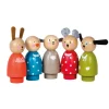 New Moulin Roty Figuren-Set aus Holz La Grande Famille 5-teilig