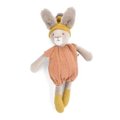 Moulin Roty Kuscheltier Kleines Kaninchen Trois Lapins rot