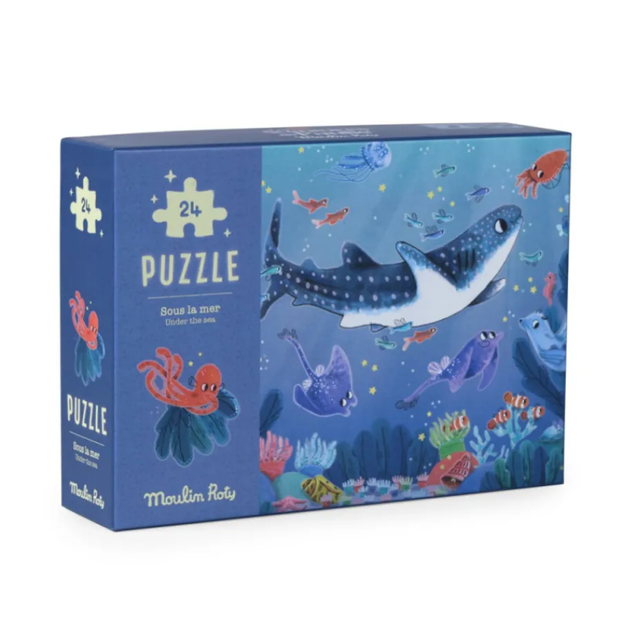 Best Moulin Roty Leuchtpuzzle Paulie Meer 24-teilig