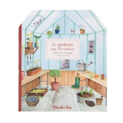 Hot Moulin Roty Mal- und Stickerbuch Le Jardinier