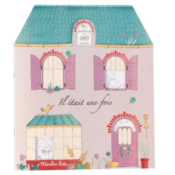 Online Moulin Roty Malbuch mit Stickern "Mu00e4rchen"